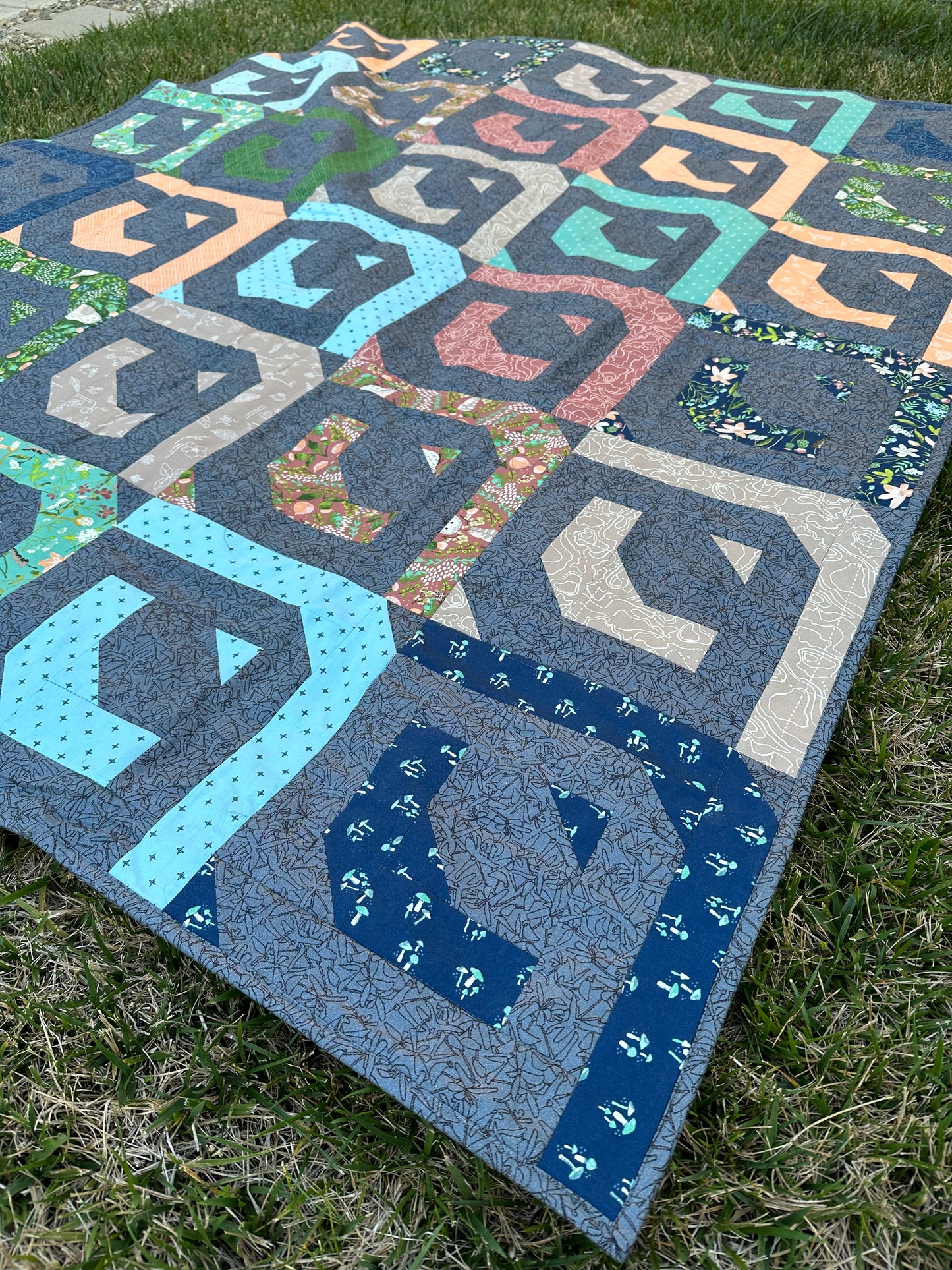 Eclipse Quilt Pattern - PDF download