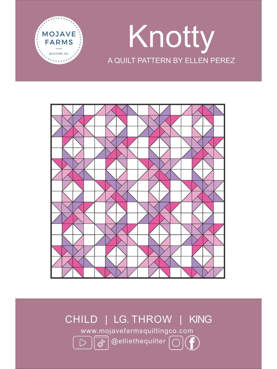 Knotty Quilt Pattern - PDF Download