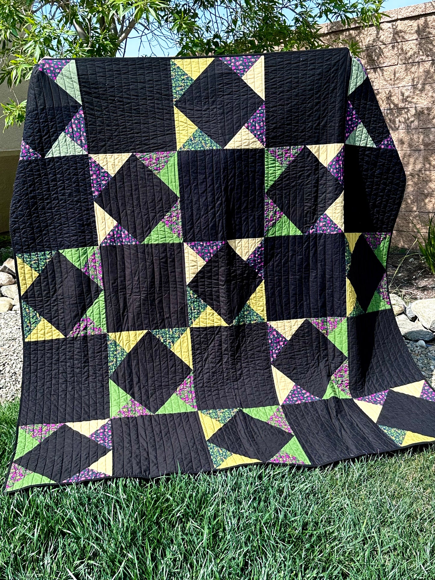 Fig Sherbet Quilt - X-Large Throw