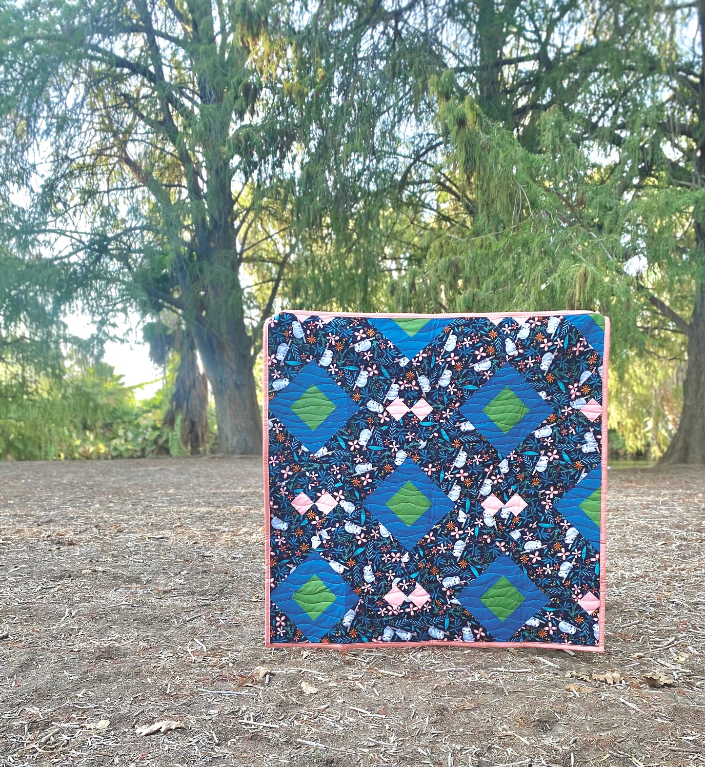 Pomegranate Sloth Quilt - Infant