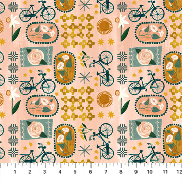 Coral Multi - Figo Fabrics