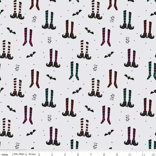 Witches Socks Smoke - Riley Blake Designs