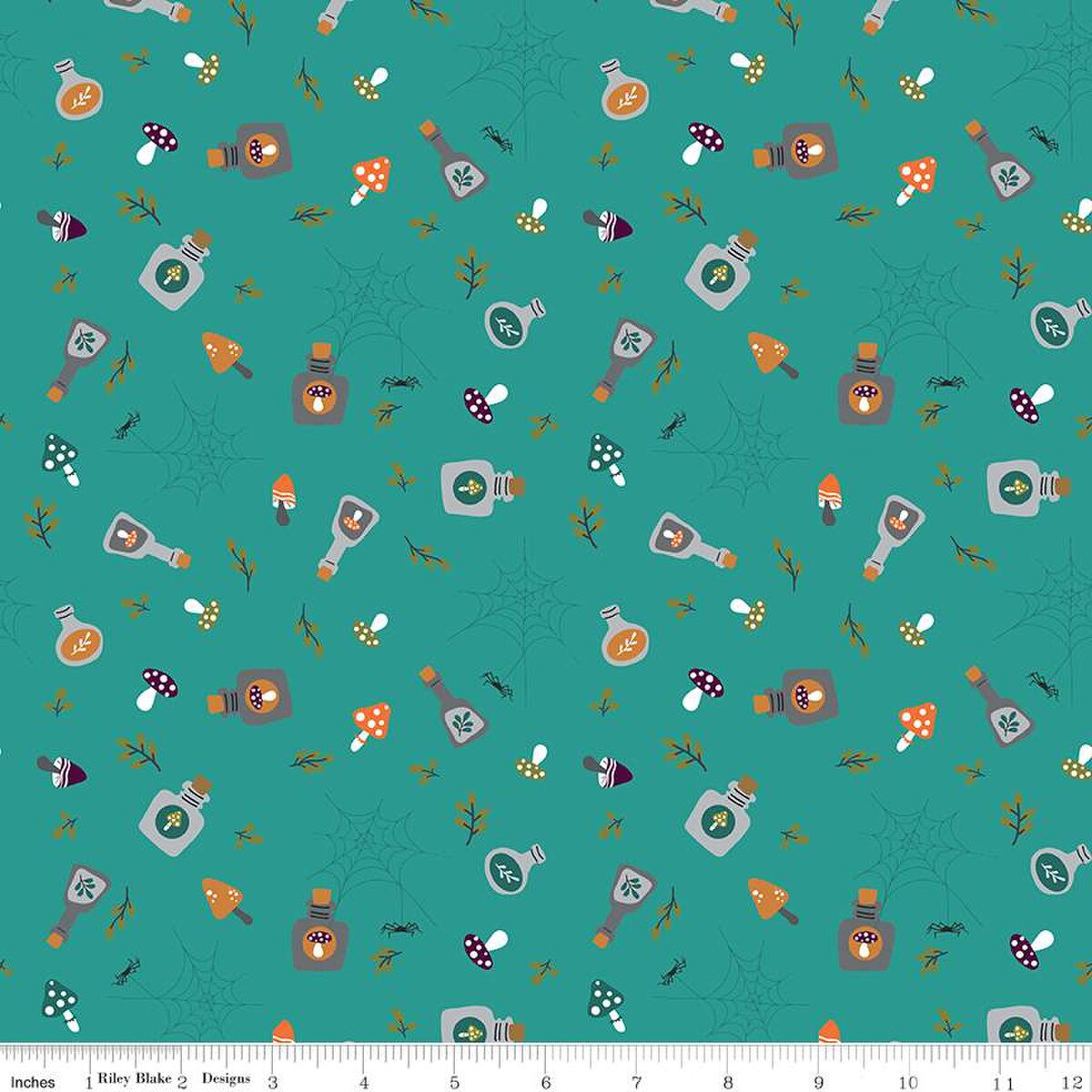 Potions Light Teal - Riley Blake Designs