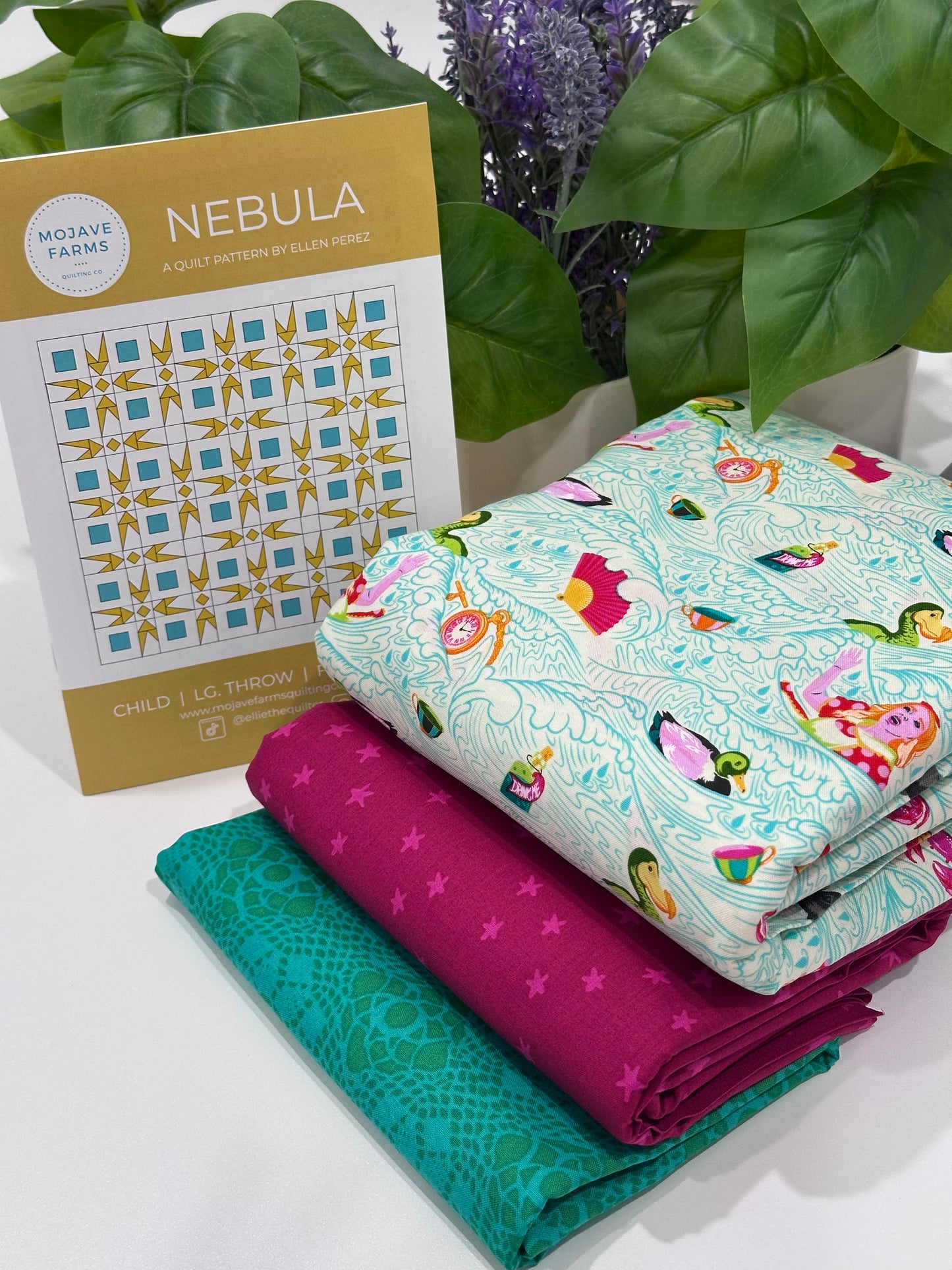 Nebula Quilt Kit - Alice Tears (Tula Pink)