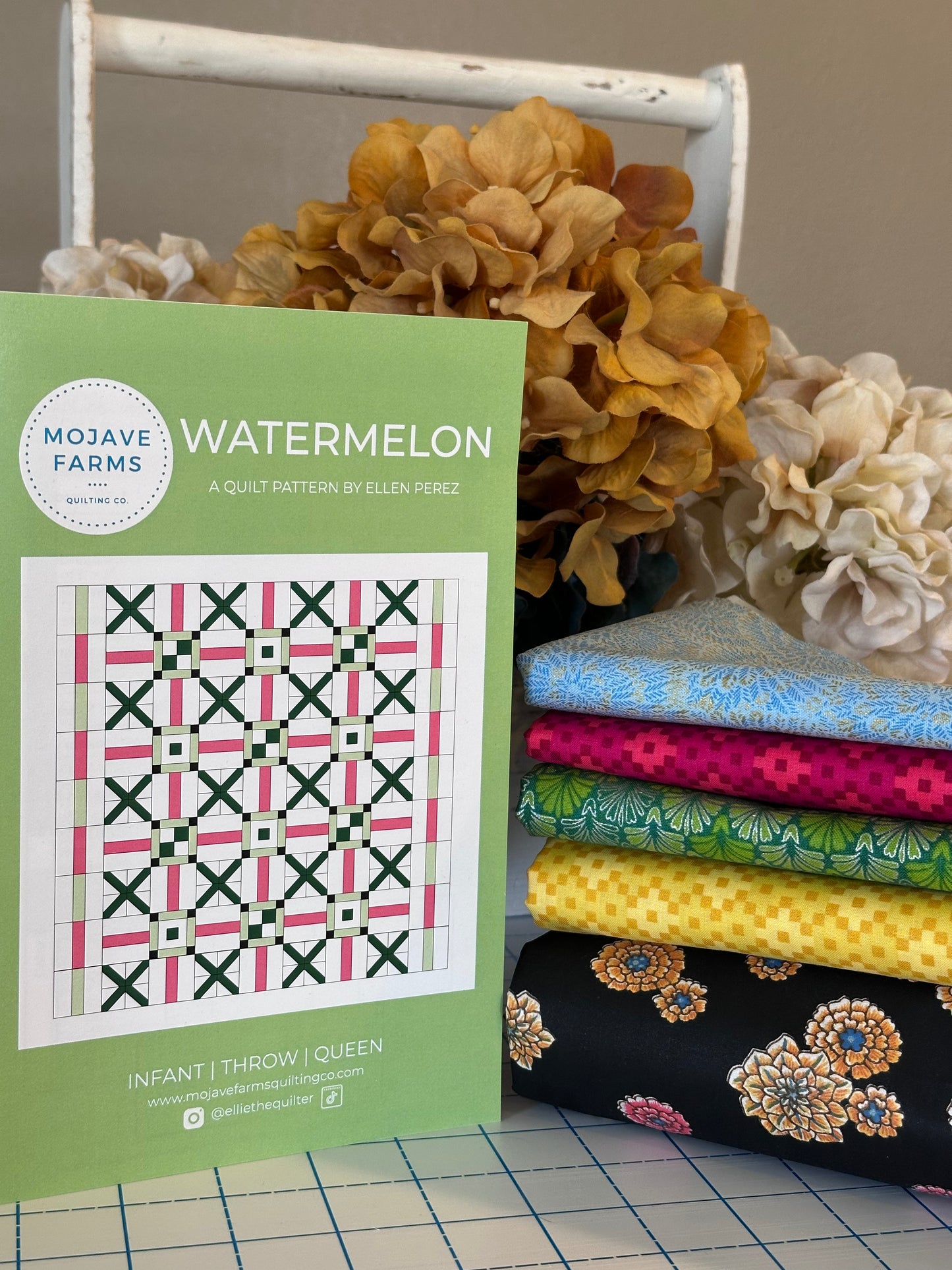 Watermelon Quilt Kit - Zinnias