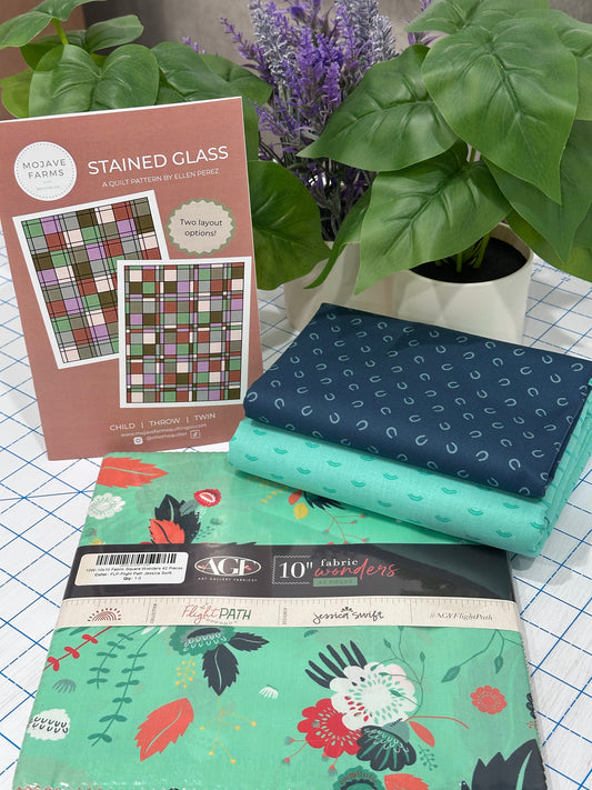 Stained Glass Quilt Kit - Flight Path