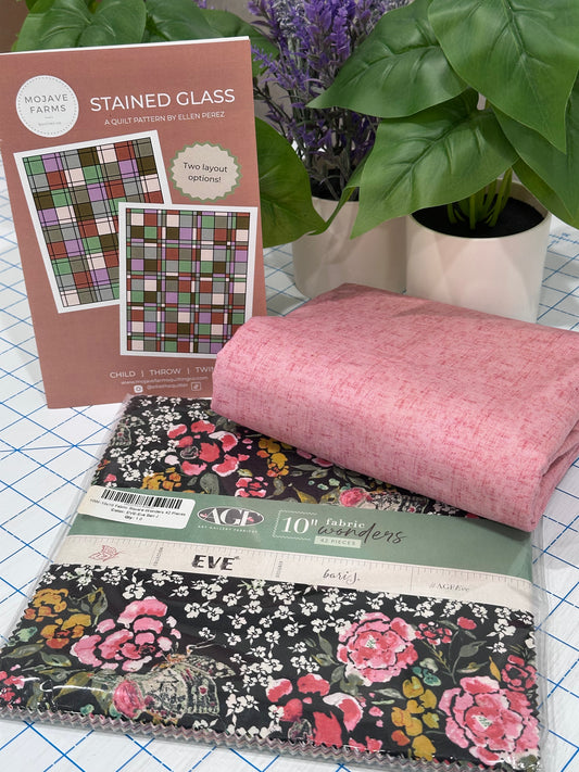 Stained Glass Quilt Kit - Eve