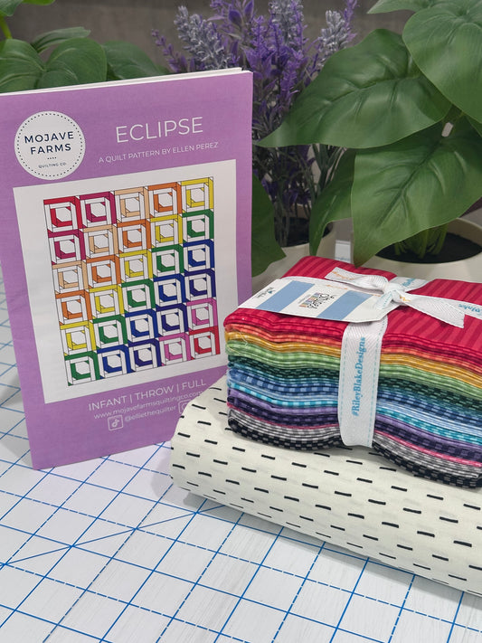 Eclipse Quilt Kit - Rainbow Stripes