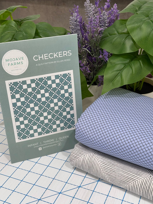 Checkers Quilt Kit - Tula Shoreline