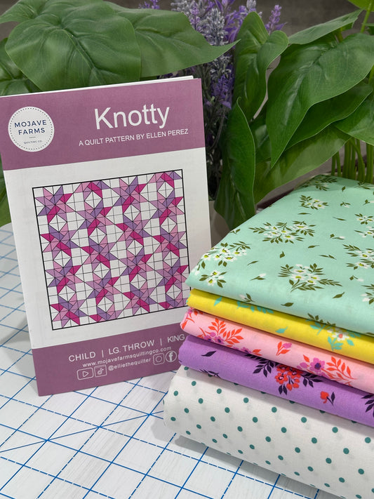 Knotty Quilt Kit - Ditz & Dots