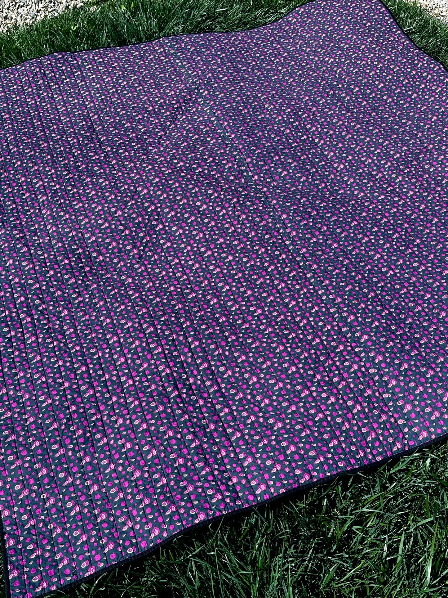 Fig Sherbet Quilt - X-Large Throw