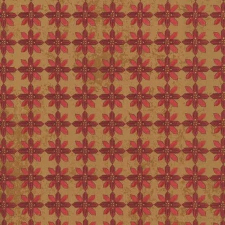 Poinsettias Gold - Riley Blake Designs