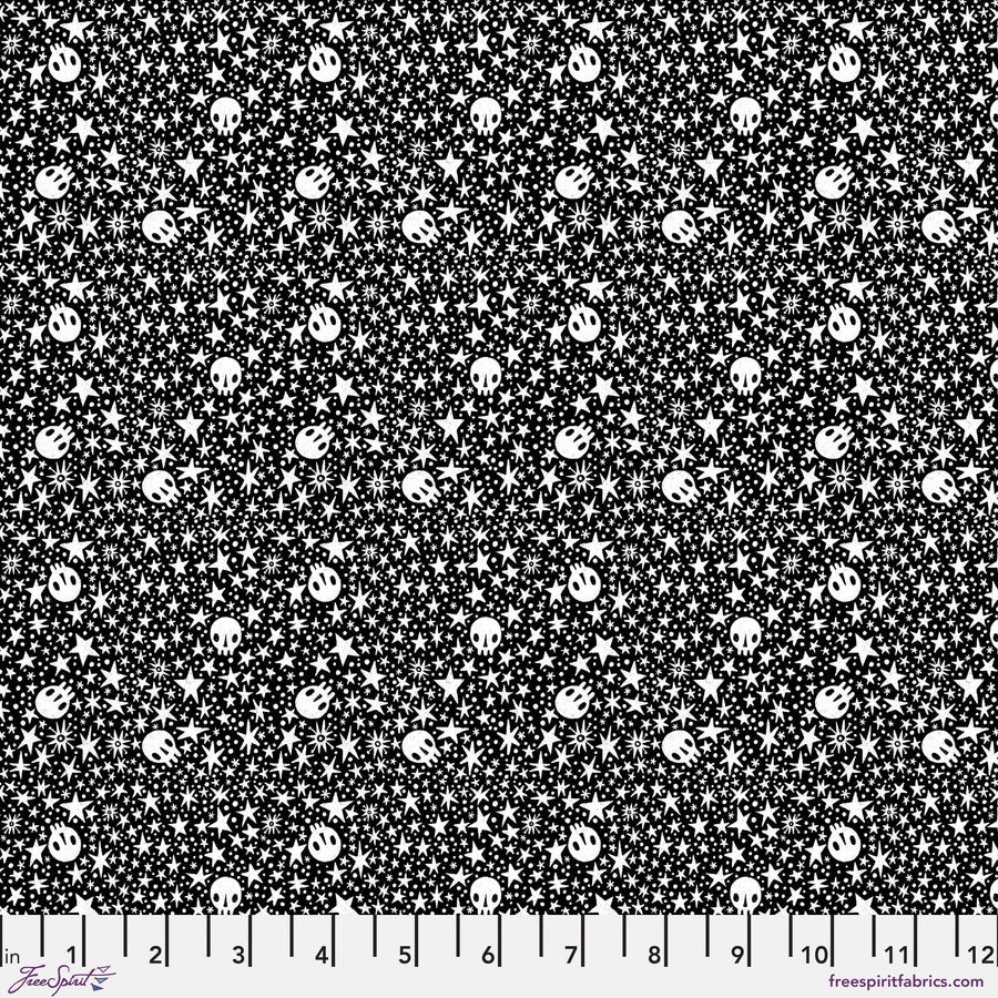 Starry Skulls Black - Free Spirit