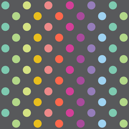 Disco Poms Carbon - Tula Pink