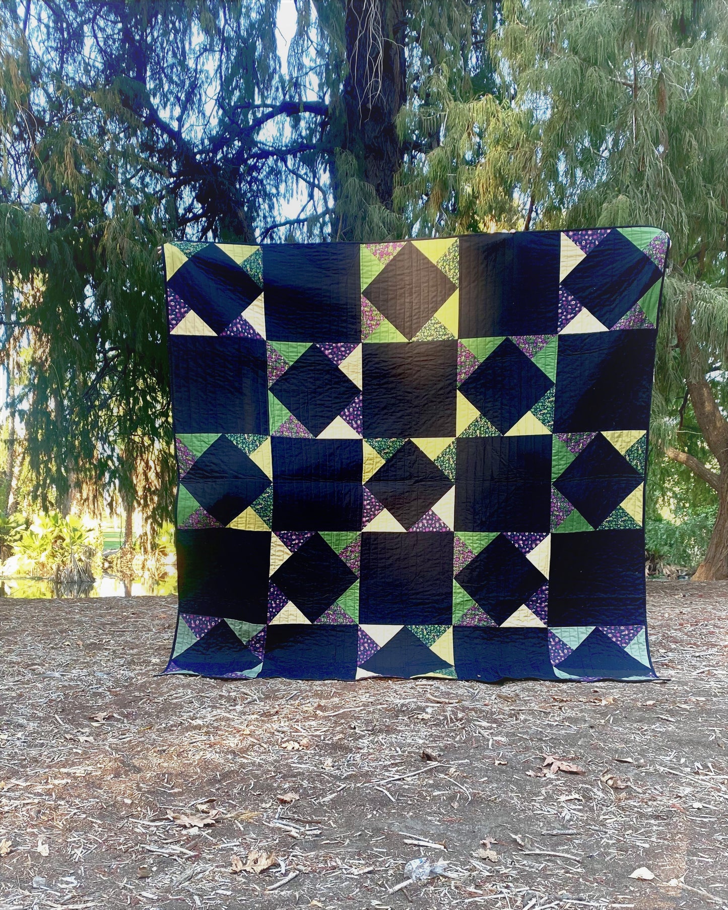 Fig Sherbet Quilt - X-Large Throw