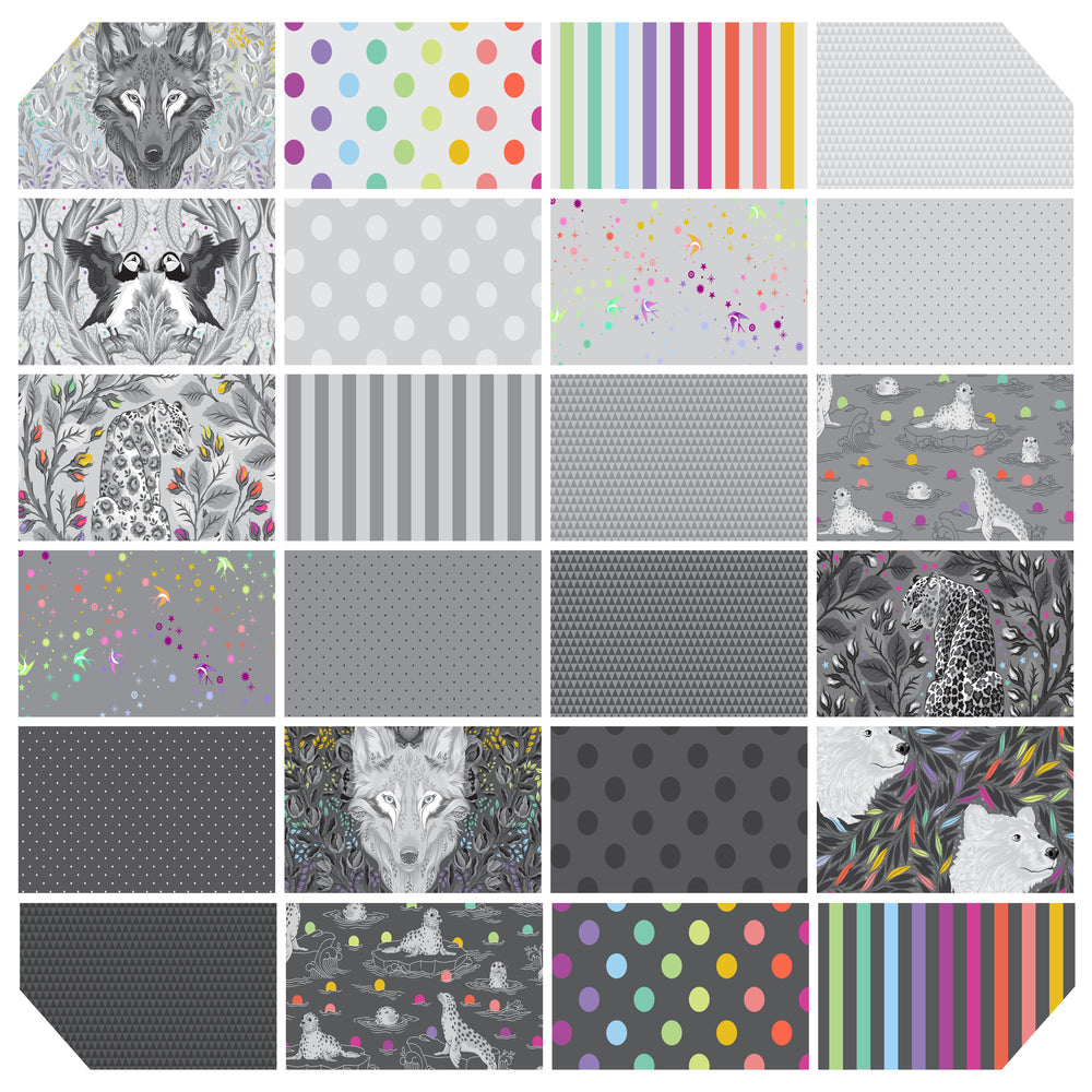 Graywork Fat Quarter Bundle  - Tula Pink