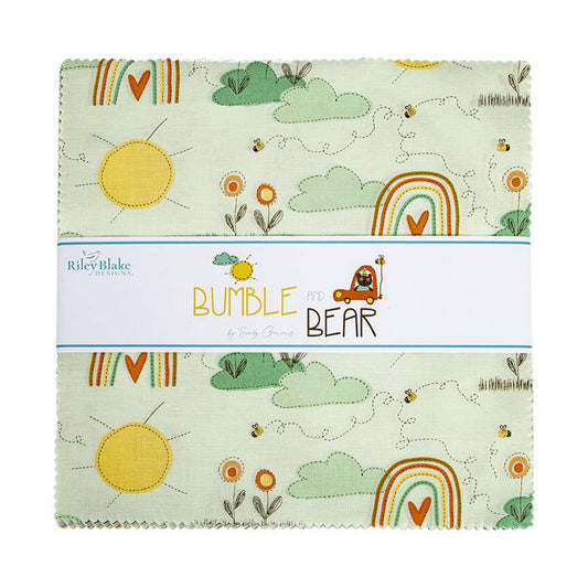 Bumble and Bear Layer Cake - Riley Blake Designs