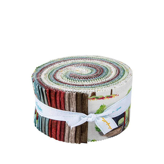 Covered Bridges Rolie Polie Jelly Roll - Riley Blake Designs