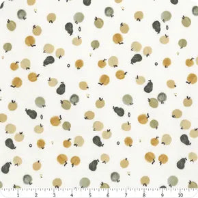 Fruits Cream FLANNEL - Figo Fabrics