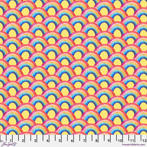 Rainbow Flow Yellow - Free Spirit
