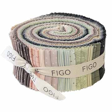 Serenity Jelly Roll - Figo Fabrics