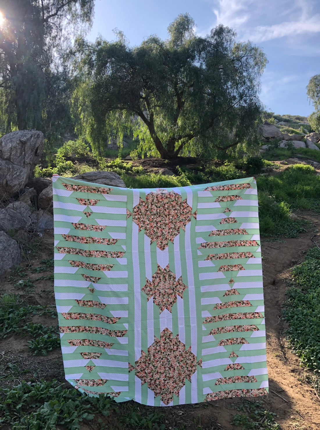 Garden Party Quilt Pattern - Paper