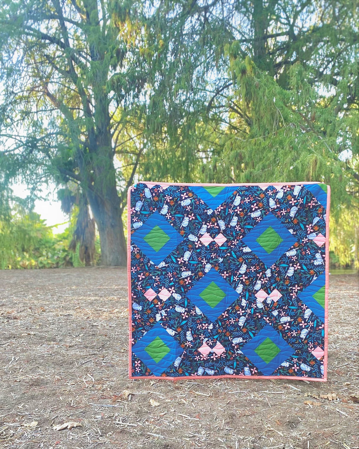 Pomegranate Quilt Pattern- PDF Download