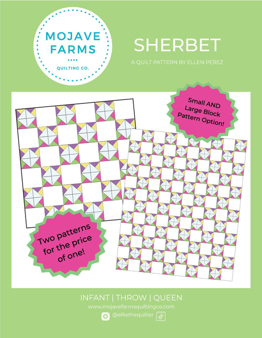 Sherbet Quilt Pattern - Paper