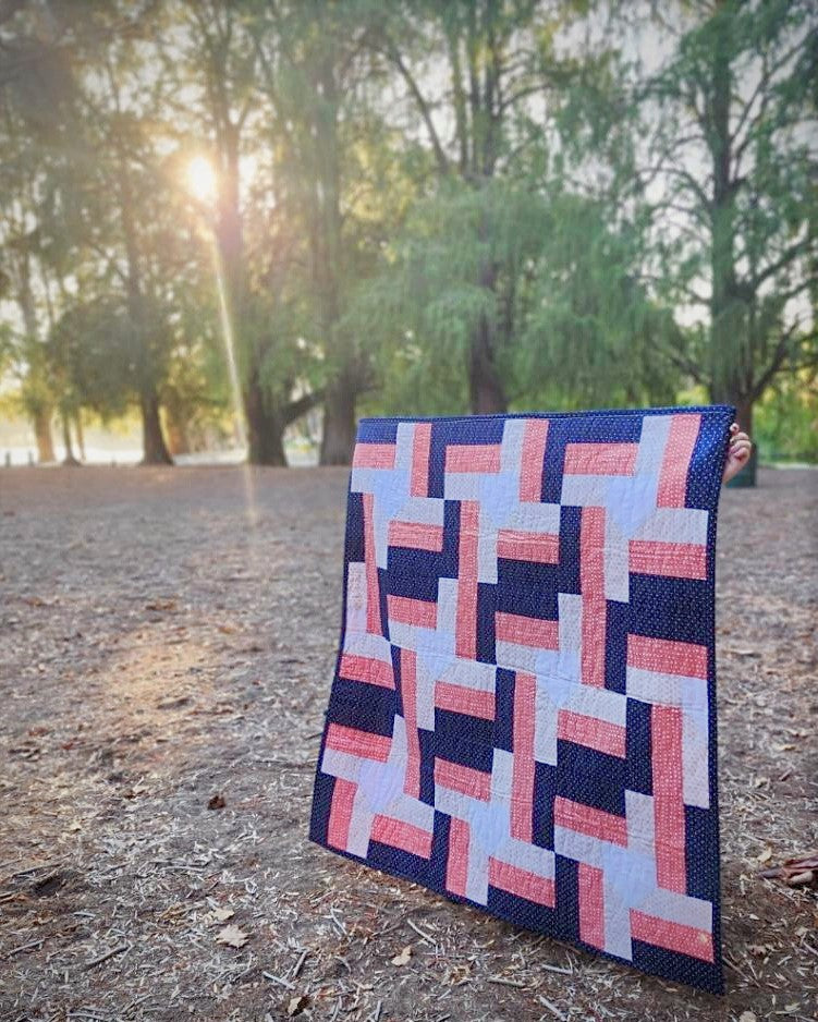 Windmill Hearts Quilt Pattern - Paper