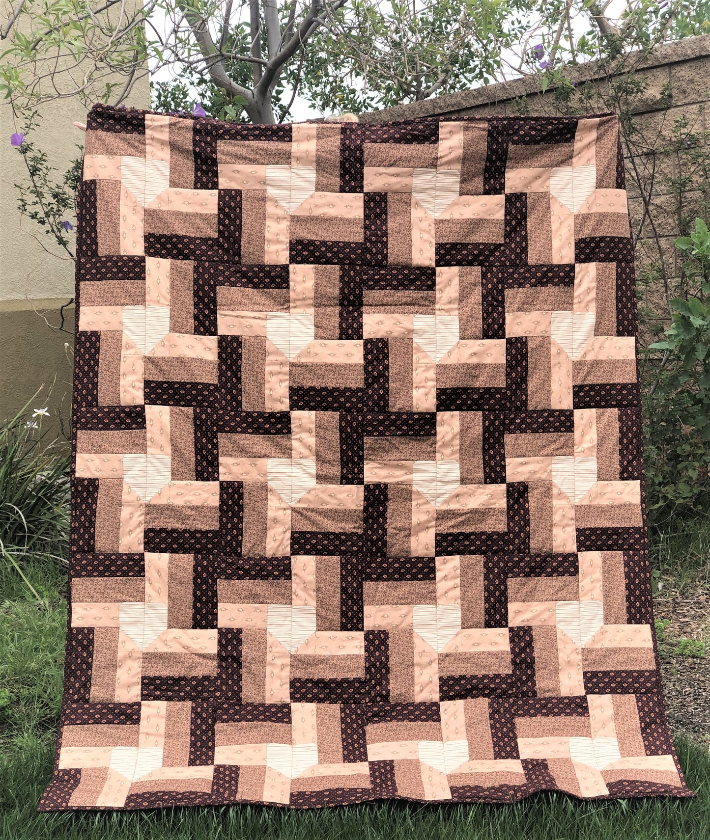 Windmill Hearts Quilt Pattern- PDF Download