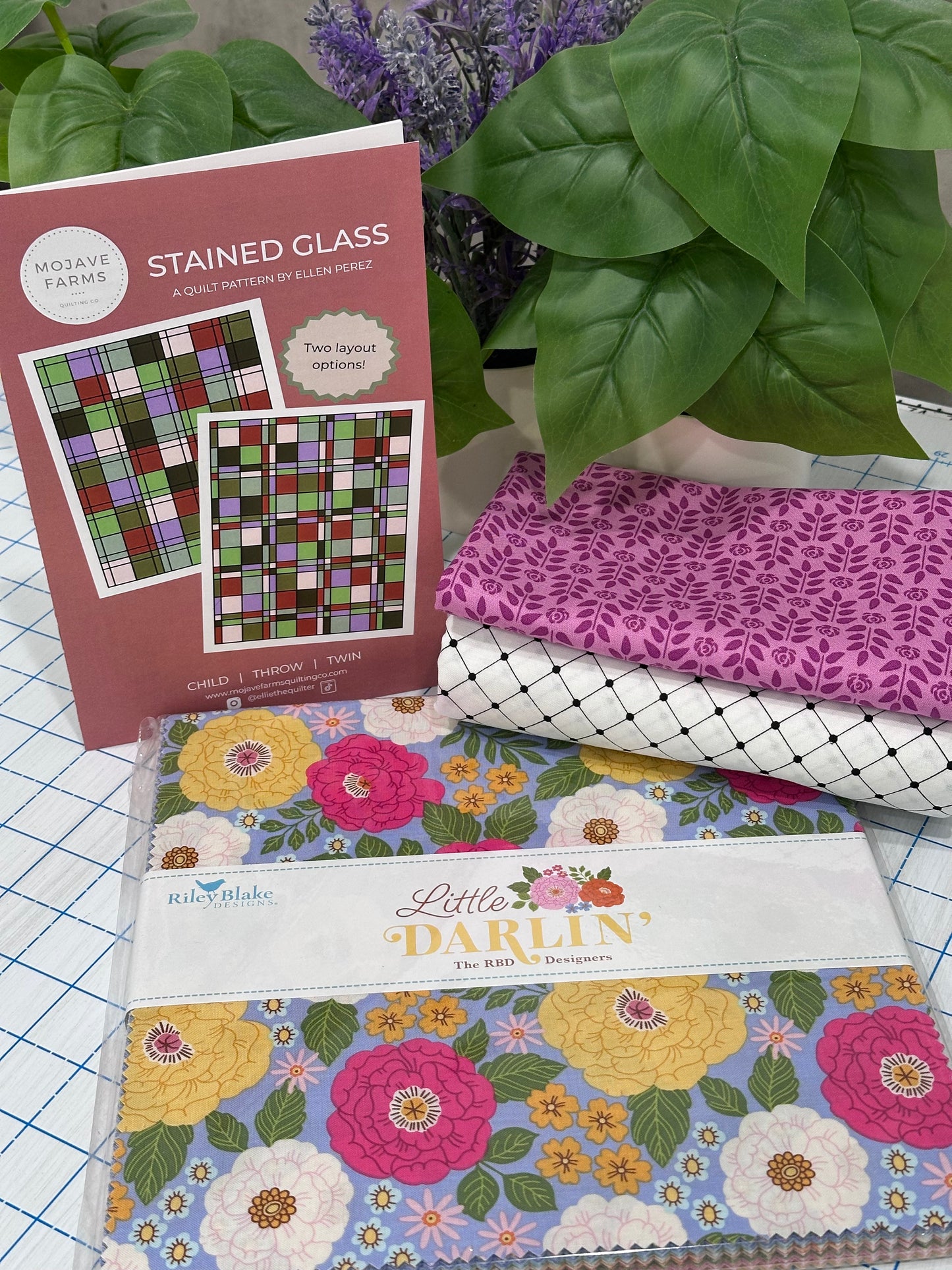 Stained Glass Quilt Kit - Little Darlin’