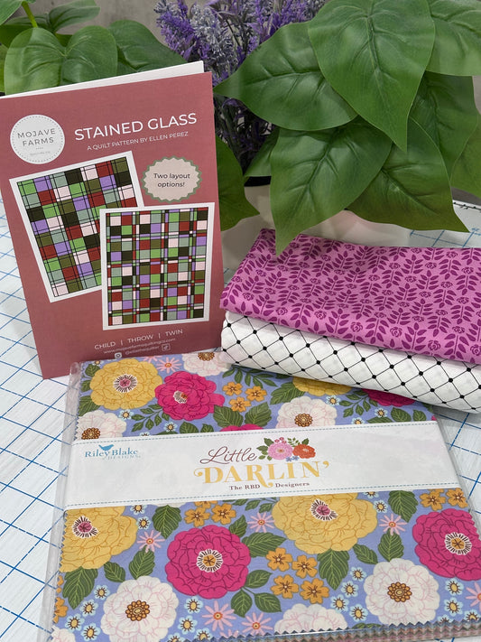 Stained Glass Quilt Kit - Little Darlin’