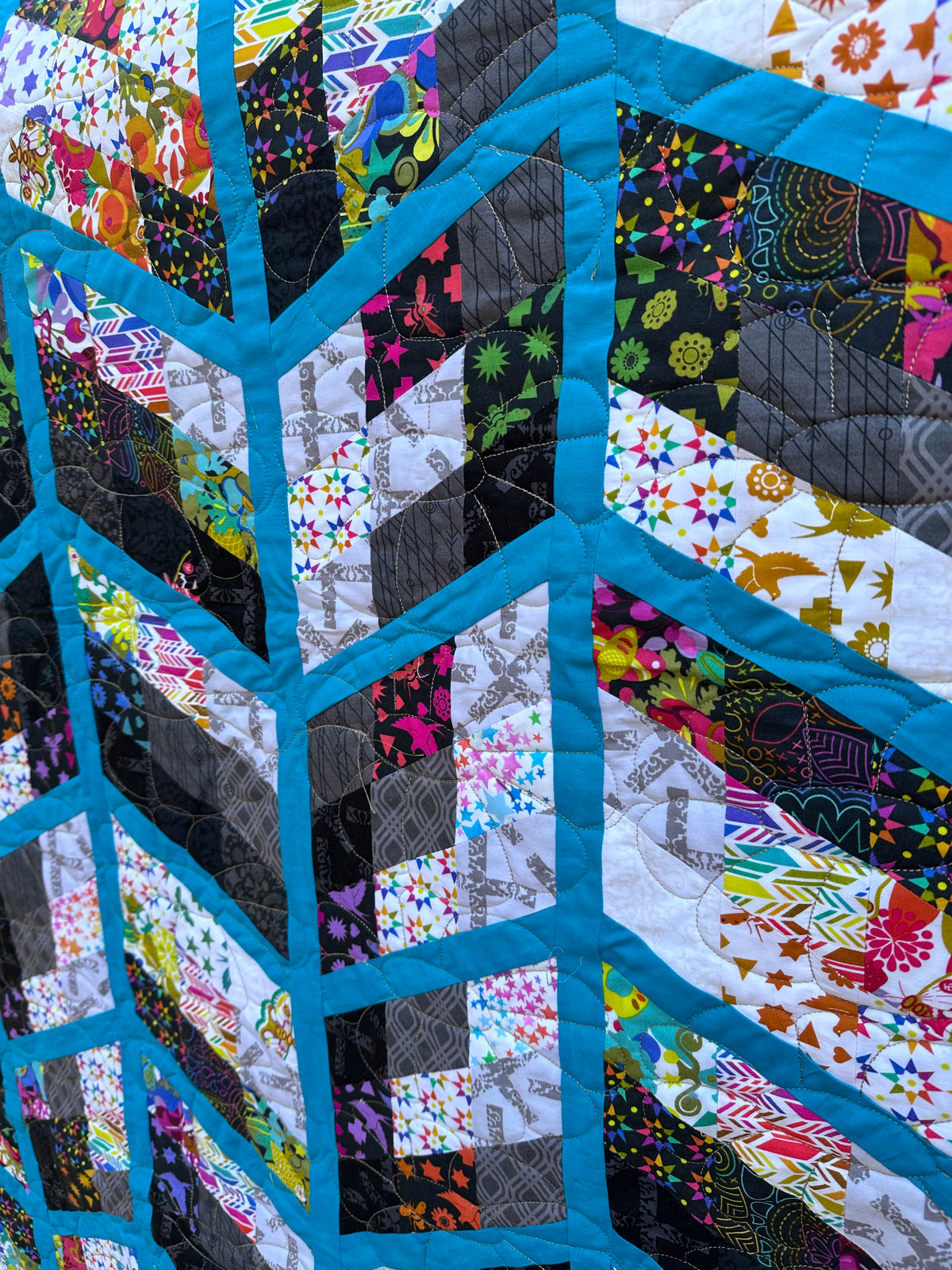 Ribbons Quilt Pattern - PDF Download