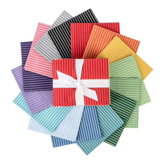 1/8" Tonal Stripe Fat Quarter Bundle - Riley Blake Designs