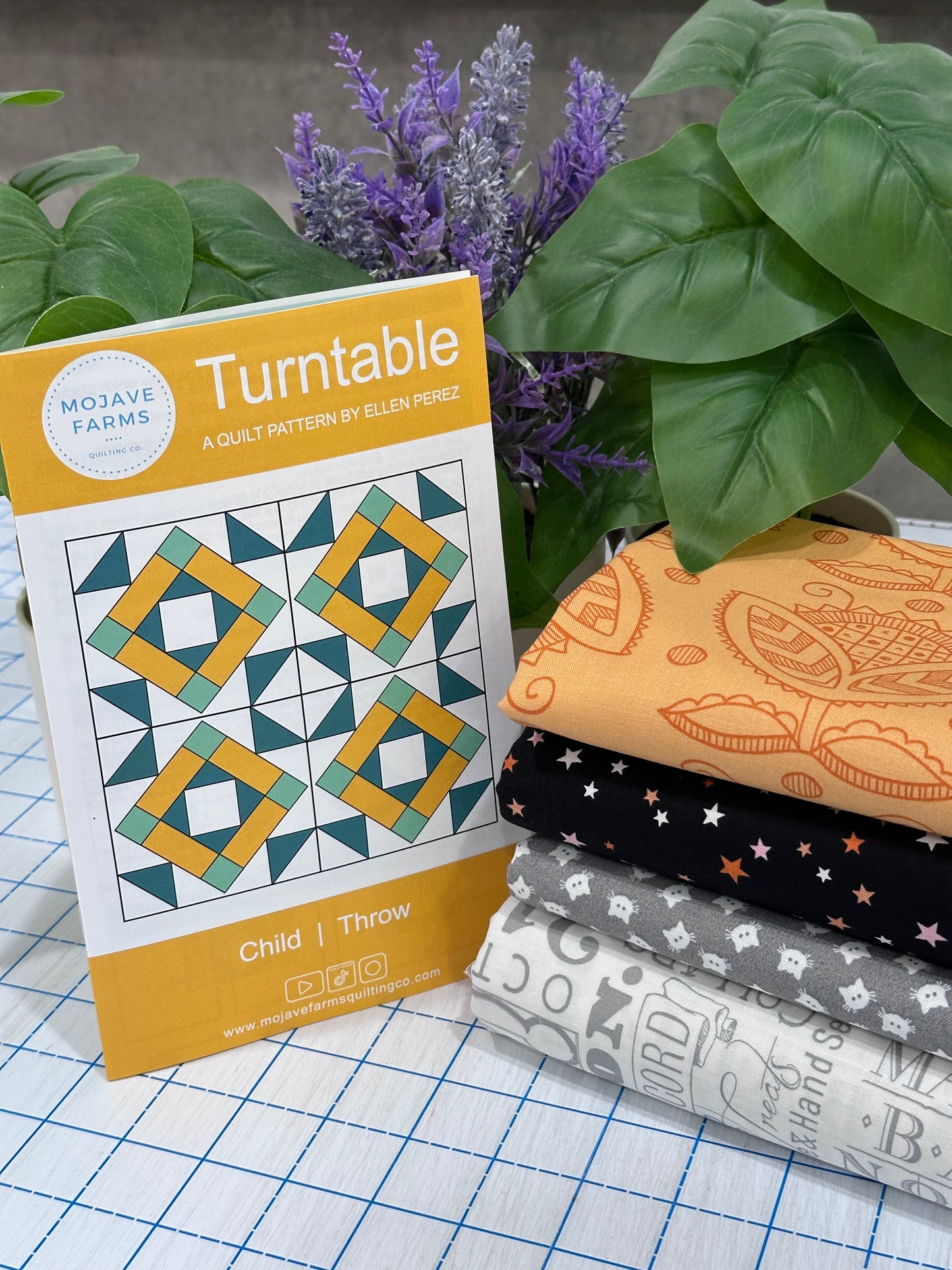 Turntable Quilt Kit - Scaredy Cats (Halloween)