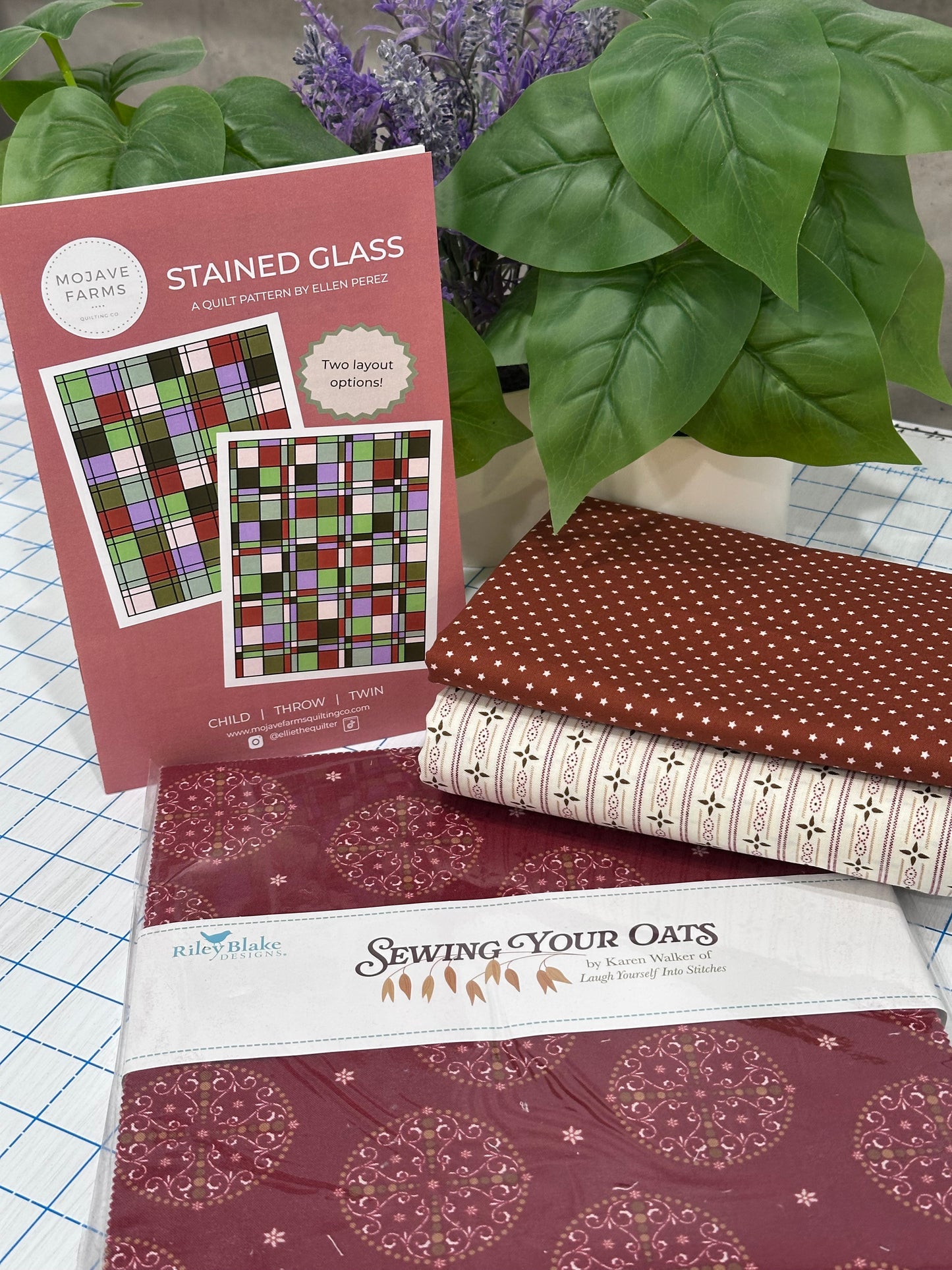 Stained Glass Quilt Kit - Sewing Your Oats
