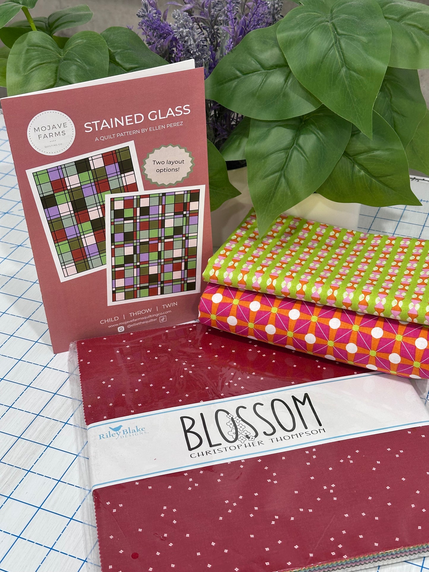 Stained Glass Quilt Kit - Blossom