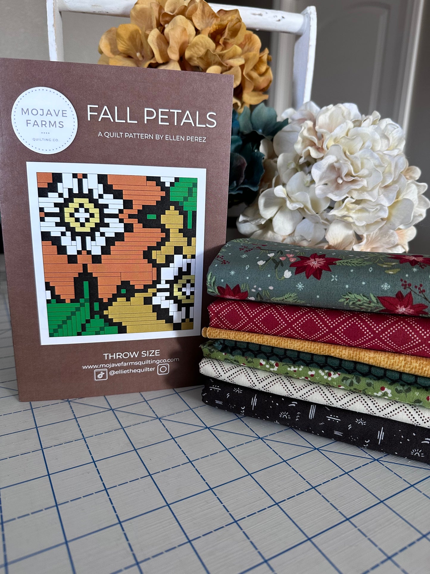 Fall Petals Quilt Kit - Holiday