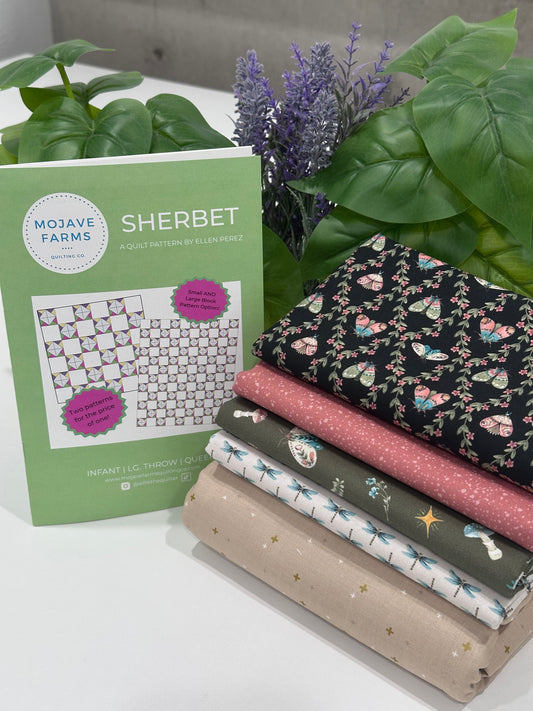 Sherbet (small block) Quilt Kit - Moon Garden