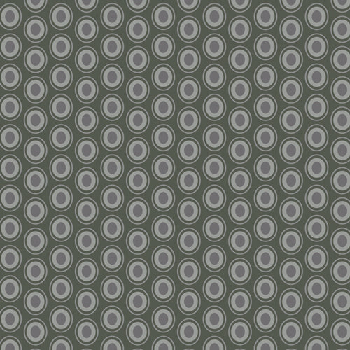Oval Elements Smoke - Art Gallery Fabrics