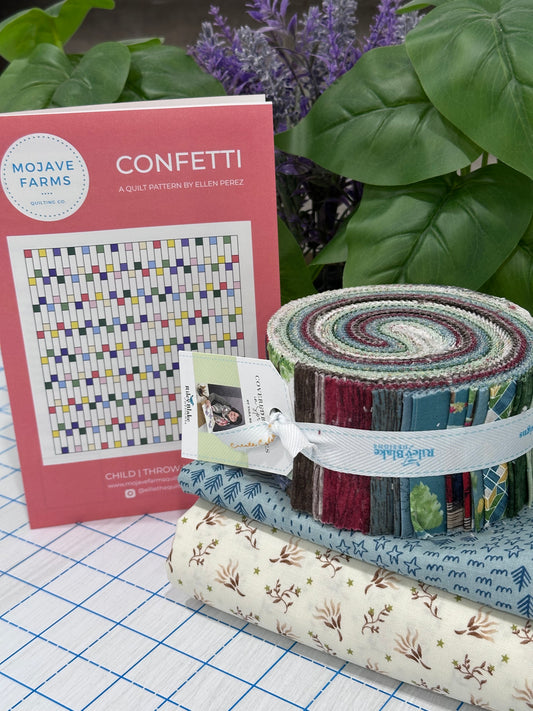 Confetti Quilt Kit - Covered Bridges