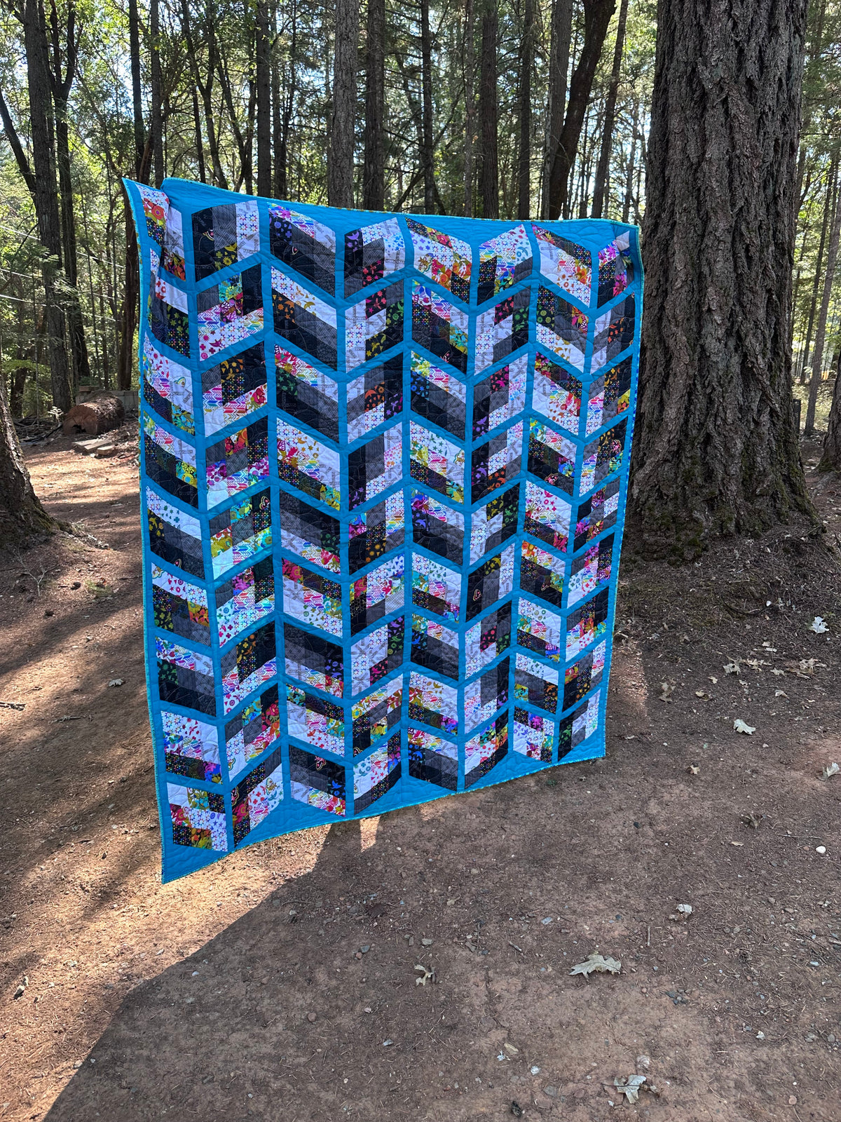 Ribbons Quilt Pattern - PDF Download