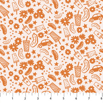 Tossed Juice Cream - Figo Fabrics