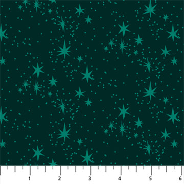 Stars Green - Figo Fabrics