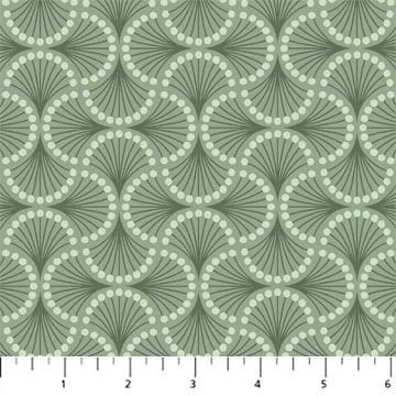 Deco Sprig Sage - Figo Fabrics