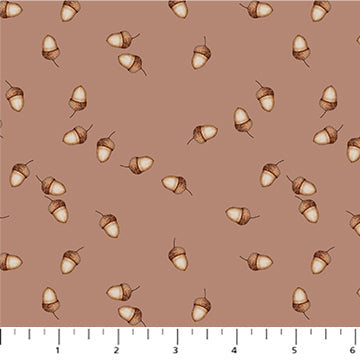 Acorns Caramel - Figo Fabrics