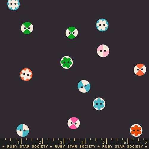 Buttons Soft Black - Ruby Star Society