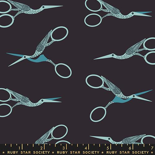 Stork Scissors Soft  Black - Ruby Star Society