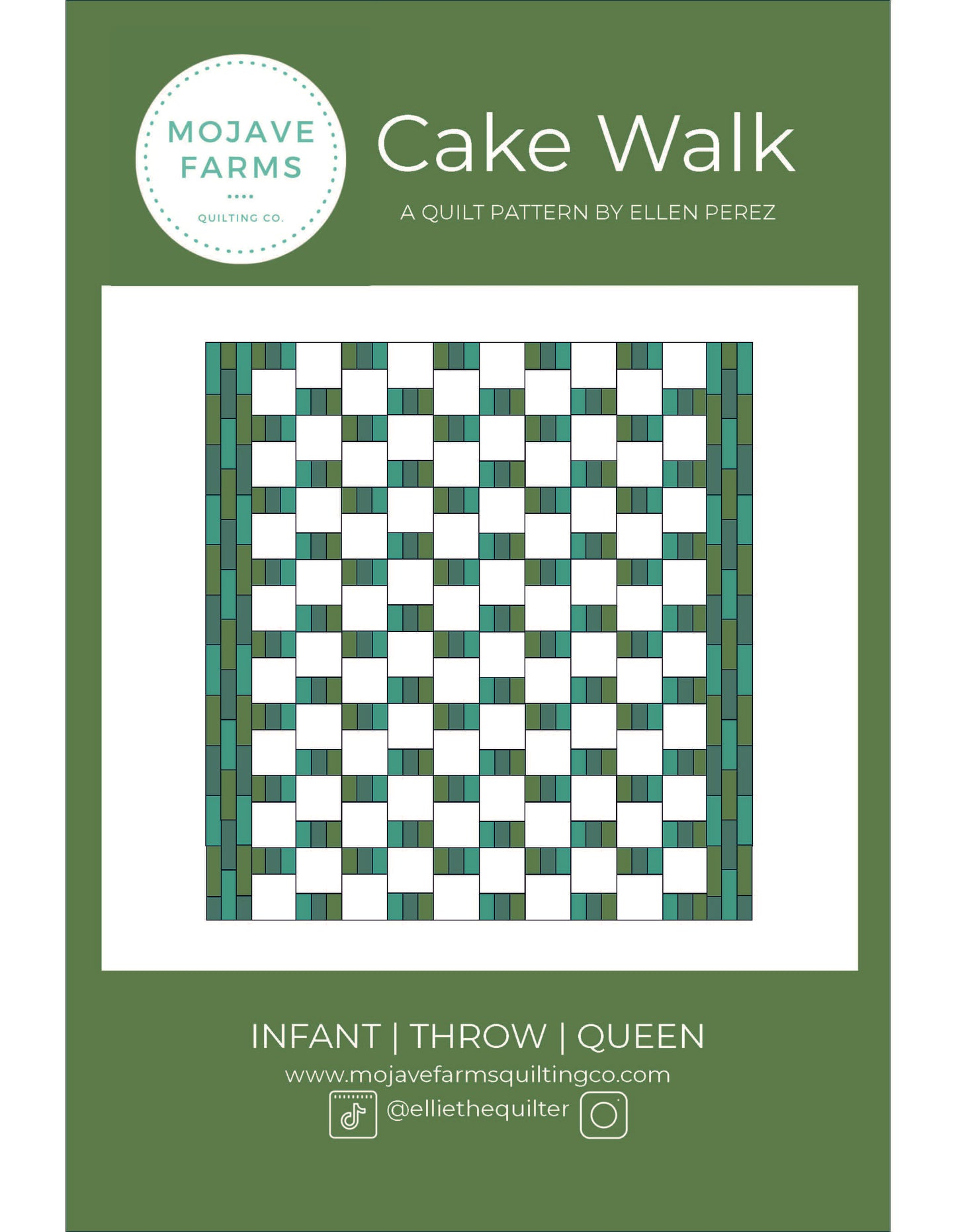 Cake Walk Quilt Pattern - Paper