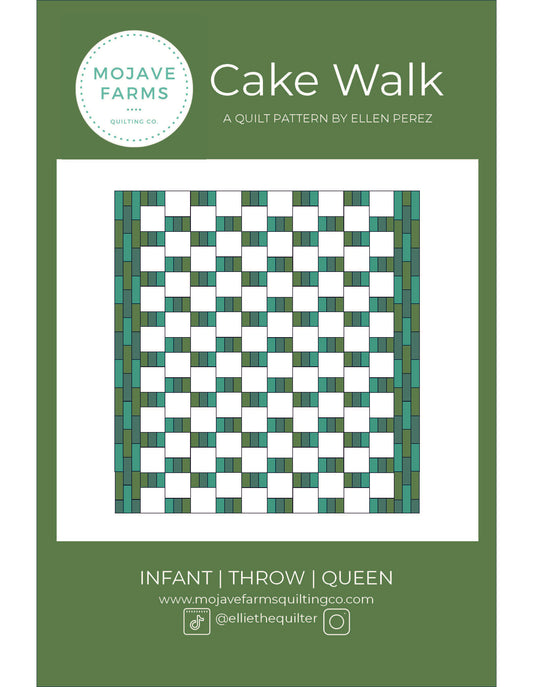 Cake Walk Quilt Pattern - Paper